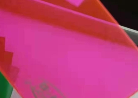 छींक गार्ड के लिए 1250 x 2450 मिमी रंग एक्रिलिक शीट प्लेट