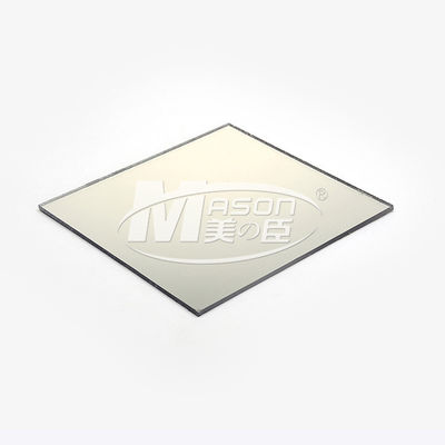 5mm 1220 X 1830mm प्लास्टिक मिरर शीट गोल्ड सिल्वर वन साइड PMMA