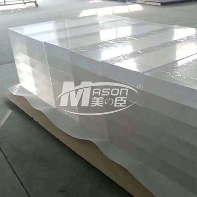 100% शुद्ध कास्ट PMMA मोटी Plexiglass शीट एक्रिलिक मछली एक्वेरियम स्विमिंग पूल