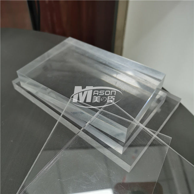 100% वर्जिन PMMA 4mm क्लियर कास्ट फायरप्रूफ एक्रेलिक शीट 4ft X 8ft